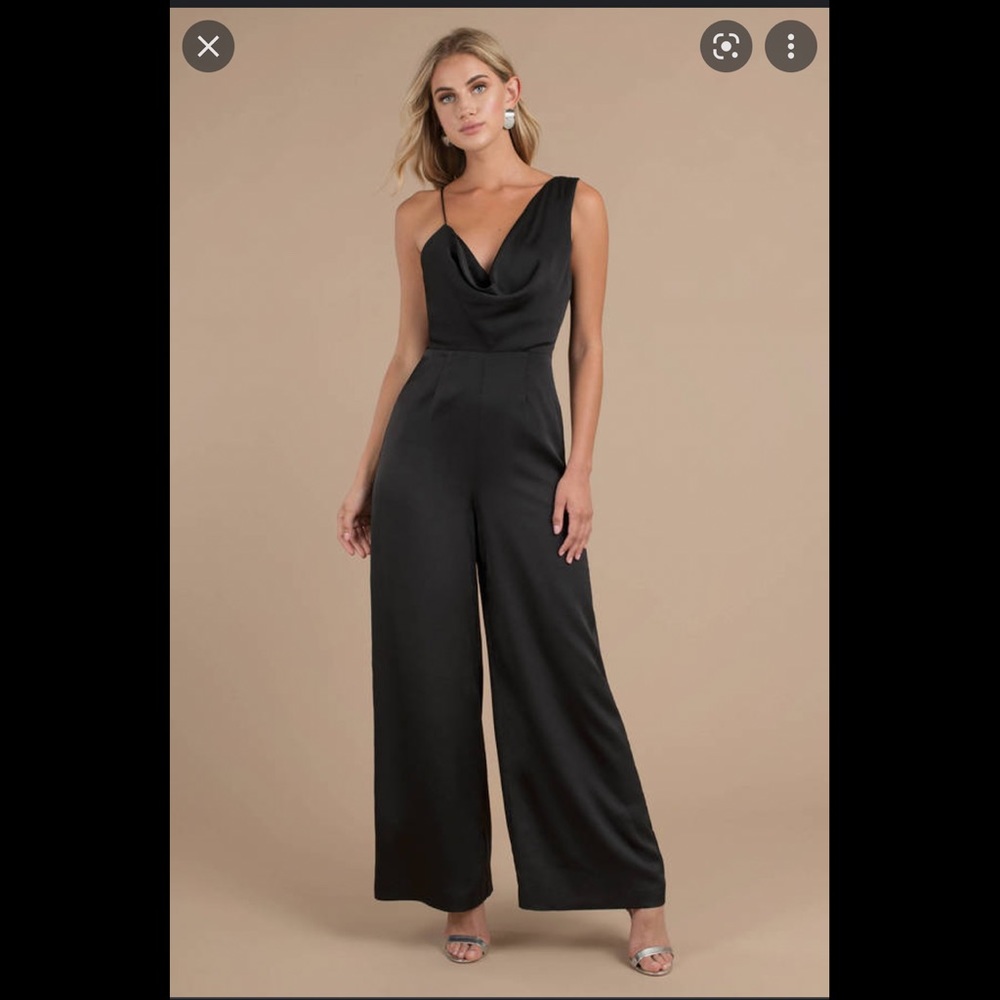 KEEPSAKE ROMANCE BLACK JUMPSUIT
